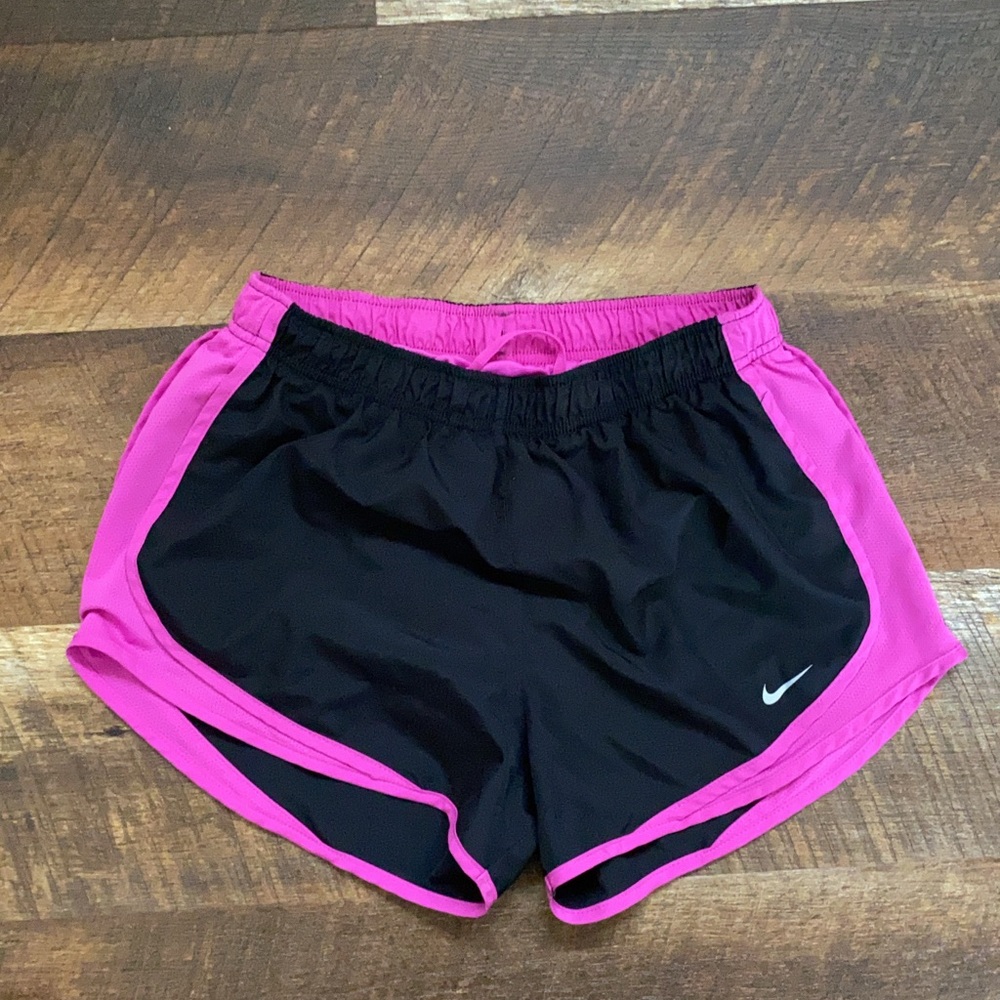 Purple and Black Nike Dri-Fit Shorts